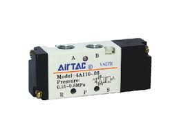 Single/Double 4A Series Air Cotrol Pneumatic Valve, (5/2 way, 5/3 way), 1/8'' inlet & outlet Port size, 10.2mm² Orifice size, 0.6 Valve Flow Coefficient Cv 
